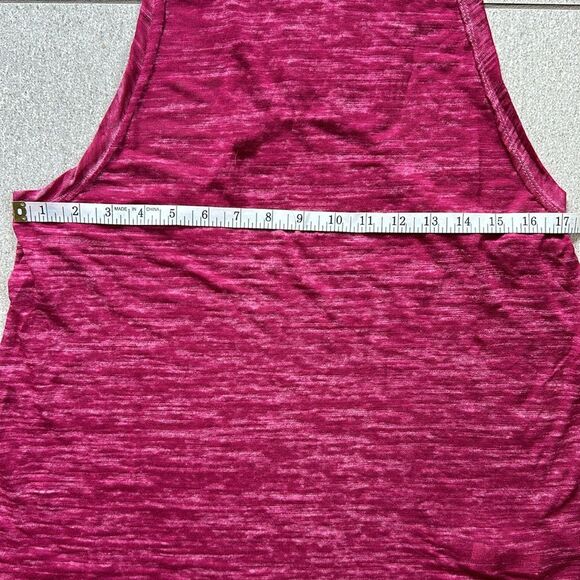 NWT Free People Brisbane Lightweight Racerback Mock Neck Tank Top Fuchsia XS - Picture 8 of 16